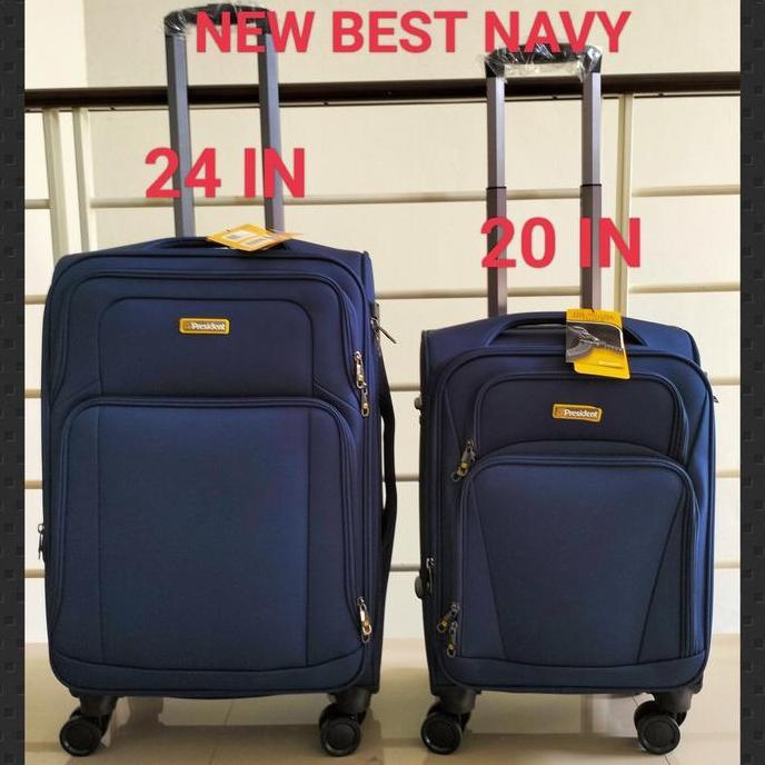 KOPER KAIN PRESIDENT 24 INCHI BAGASI RODA 4 TSA EXPAND