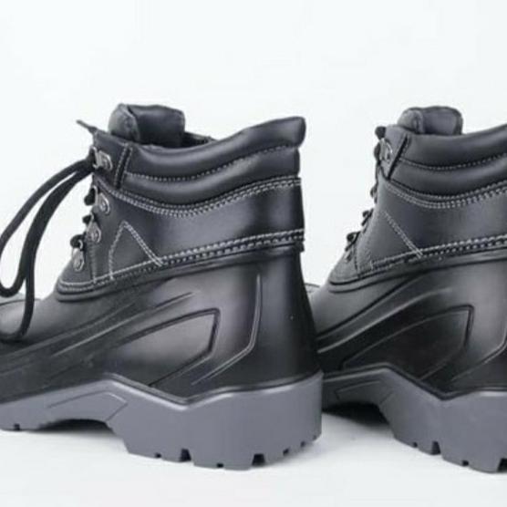 Sepatu Boot Safety Ap Boots Ap Max Hitam Kontruksi Proyek Ap Max