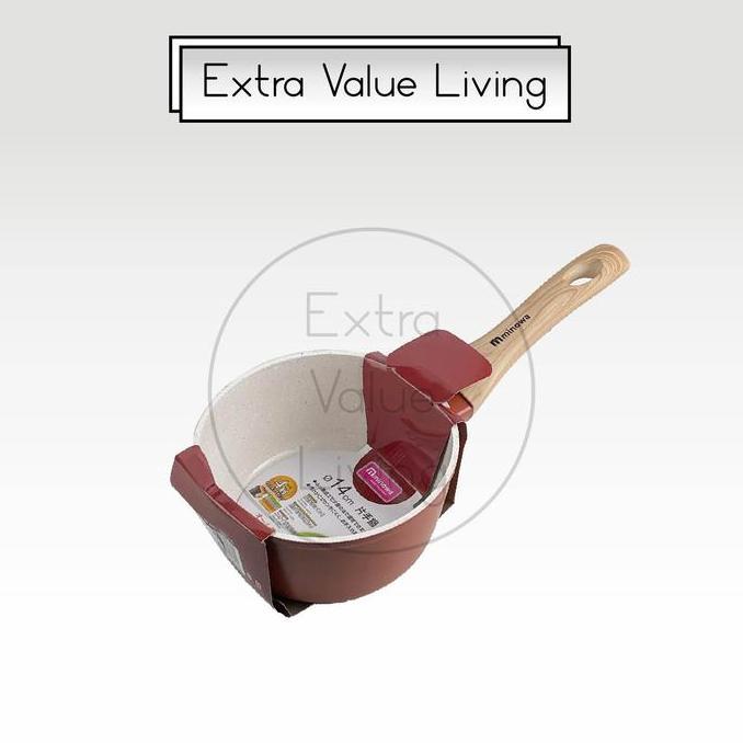 COD MINOWA Panci Sauce Pan 14 cm Panci Mpasi Keramik Anti Lengket WP-14