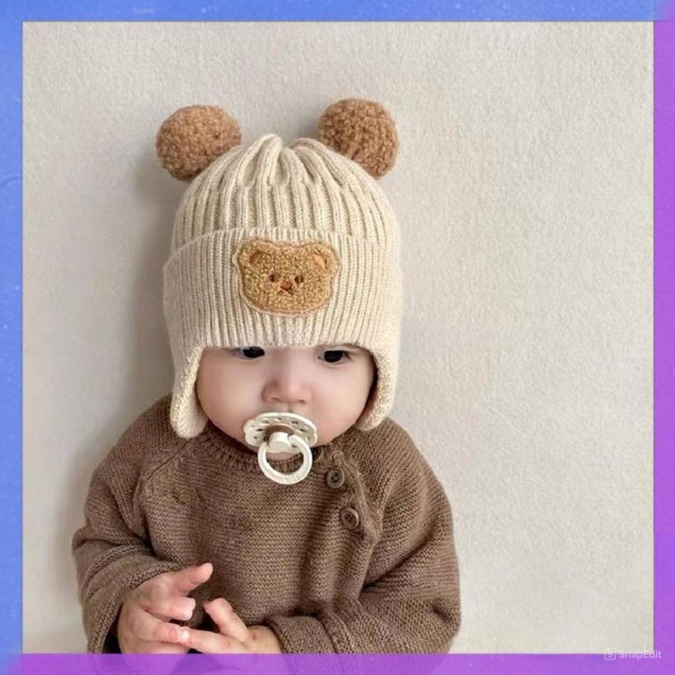 Topi Kupluk Anak Dan Bayi Laki Laki Perempuan Model Beruang Umur 0 2 3 4 5 6 7 8 9 10 11 12 Bulan 1 