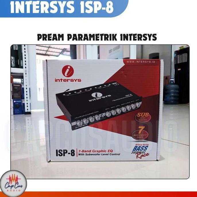 BEBAS ONGKIR - PARAMETRIC EQUALIZER 7 BAND INTERSYS ISP-8/PARAMETRIC INTERSYS ORI