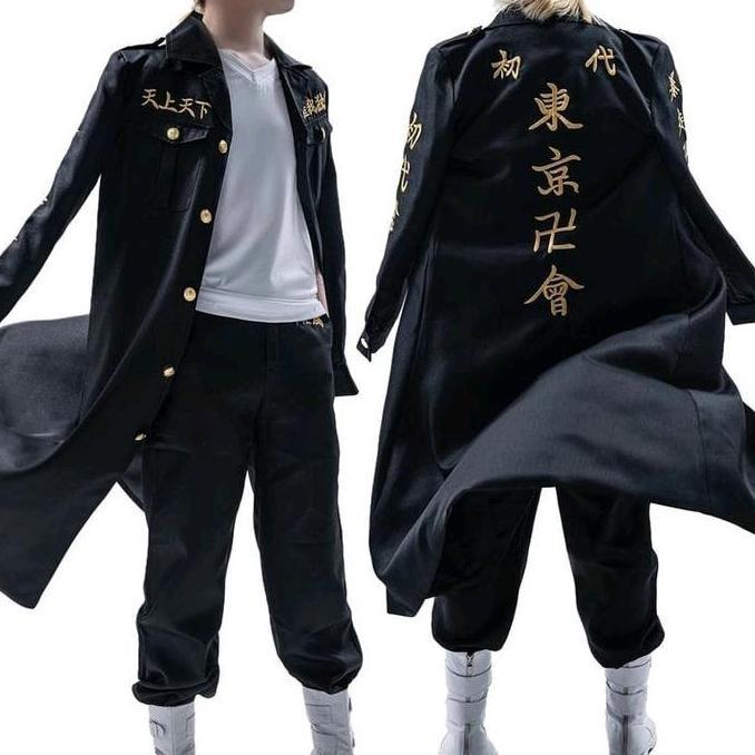 jubah anime cosplay manji tokyo revengers panjang Kimono