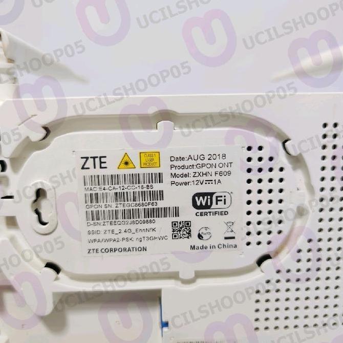 JTTOP" MODEM ROUTER ZTE F609 Original