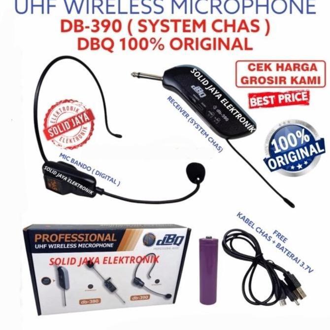 Mic Wireless DBQ DB390 Model Bando Berkualitas Original