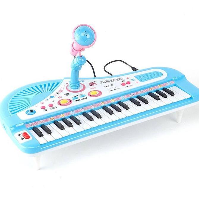 Anak-anak Piano Anak-anak Keyboard Elektronik Piano Mainan Musik dengan Mikrofon untuk Mainan Anak-a