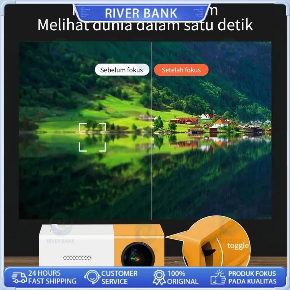 Proyektor mini YG300 Portable Led mini Proyektor hp mini Home Theater HDMI mini Proyektor Proyektor