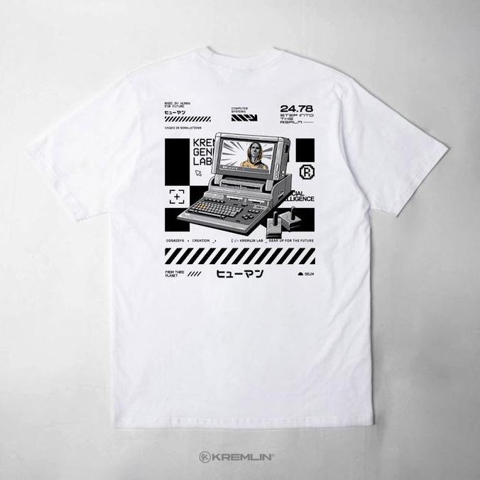 KREMLIN T-Shirt Kaos White - Virtual