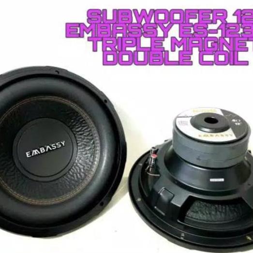 NEW subwoofer 12 inch 3 magnet embassy ES-12340