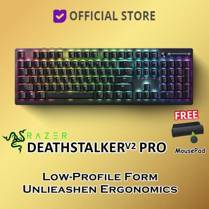 Razer DeathStalker V2 Pro Low Profile Wireless Keyboard Death Stalker