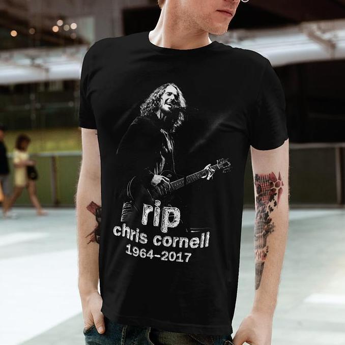 KAOS PRIA TOMOINC Chris Cornell - RIP guitar