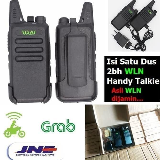 HT WLN KD-C1 2 unit Handy Talky Mini Walkie talkie jarak jauh 10 km max Original
