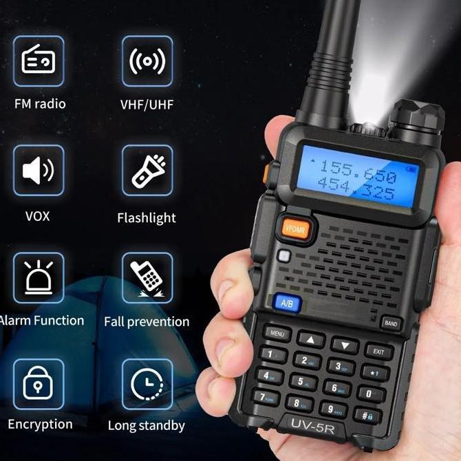 HT UV5R UV 5R Plus 8 Watt Radio Handy Talky -UV5R UV5R 8W Dual Band Original