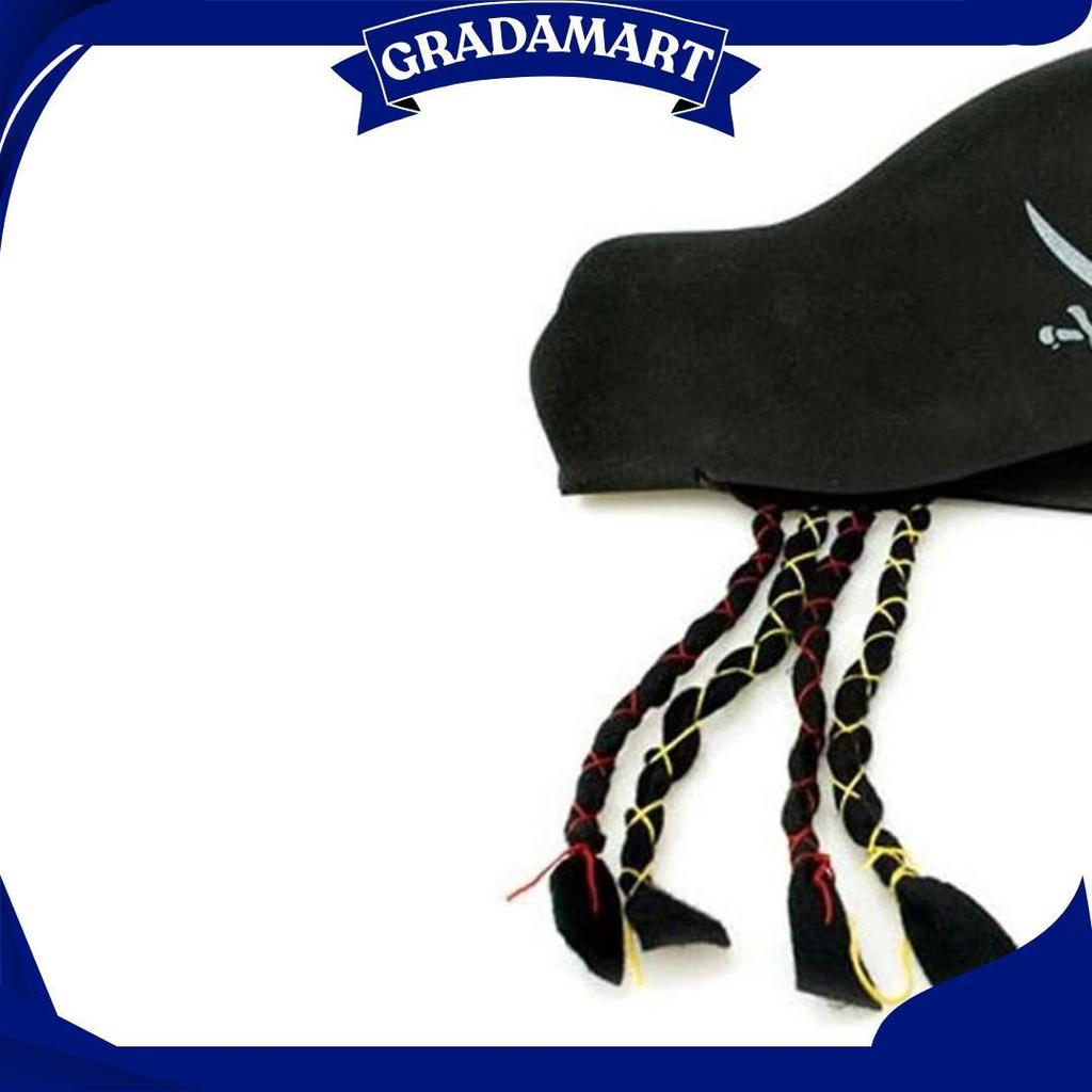 Cosplay Topi Kepang Bajak Laut Jack Sparrow Gratis Ongkir
