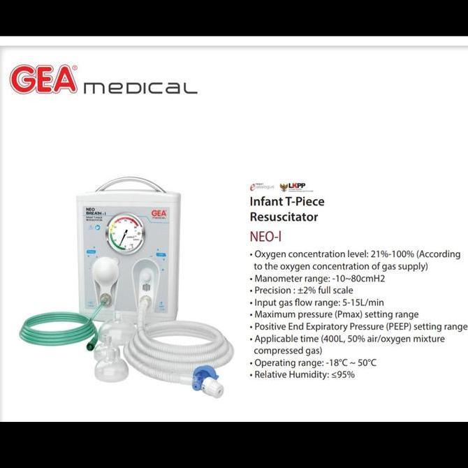 Infant T Piece Resuscitator Neopuff Breath