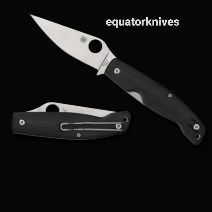 Spyderco Pattadese C257G M390 Stainless Steel G-10