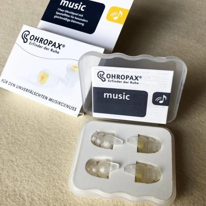 Ohropax Music Silicone Earplugs Reusable Anti-Noise Super Soundproof Sleeping Ear Plugs