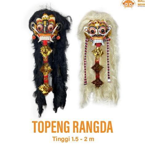 Rangda Agung Medium Rangda Topeng Rangde Topeng Leak Hantu Bali Kayu LAT