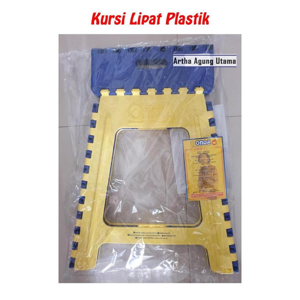 :<:<:<:<] KURSI LIPAT PLASTIK PORTABLE TEBAL / KURSI BAKSO ONDA