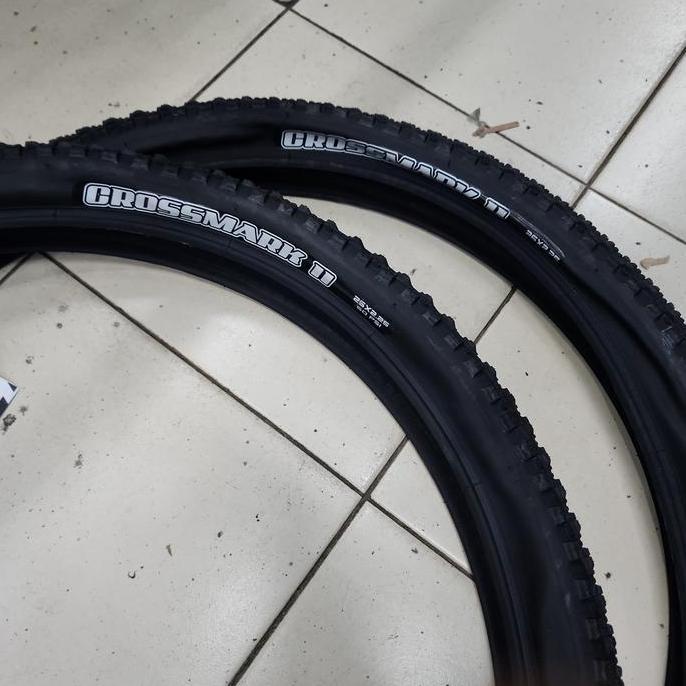 Maxxis 26 X 225 Crossmark Ii Wired - Ban Luar 26 X 2.25 Maxxis Crossmark 2 Wire Ringan Satuan