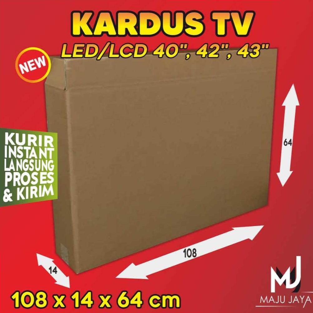 Kardus Besar Tv Dus Kotak Packaging Packing Paking Jumbo Penyimpanan Bekas Baru Pindahan Box 24 32 4