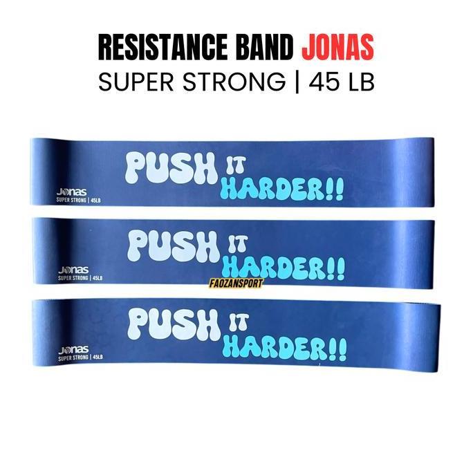 TERLARIS Resistance band jonas karet Alat latihan Olahraga otot kaki jonas original hitam navy Outdo