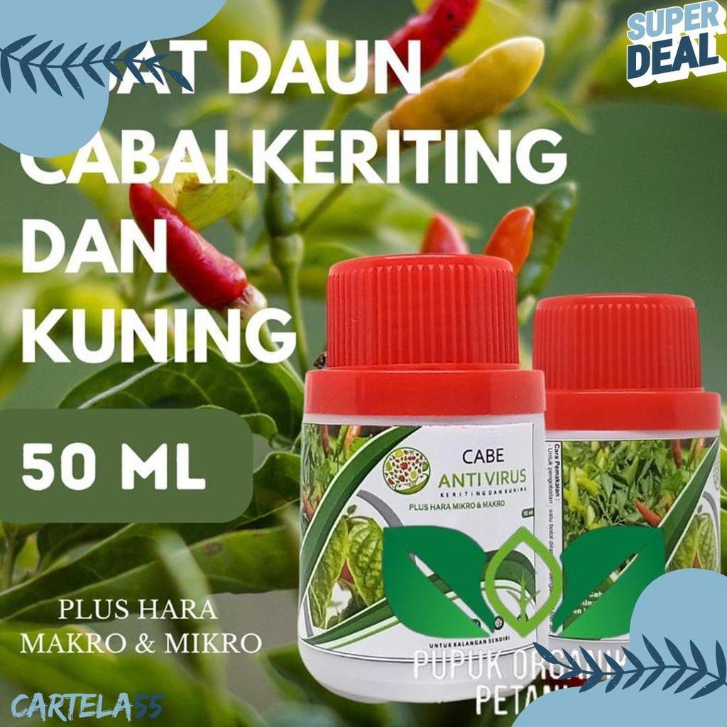 Wajib Punya Pupuk Organik Cabai Anti Virus Keriting Obat Daun Menguning Cabe Atasi Daun Kuning Dan K
