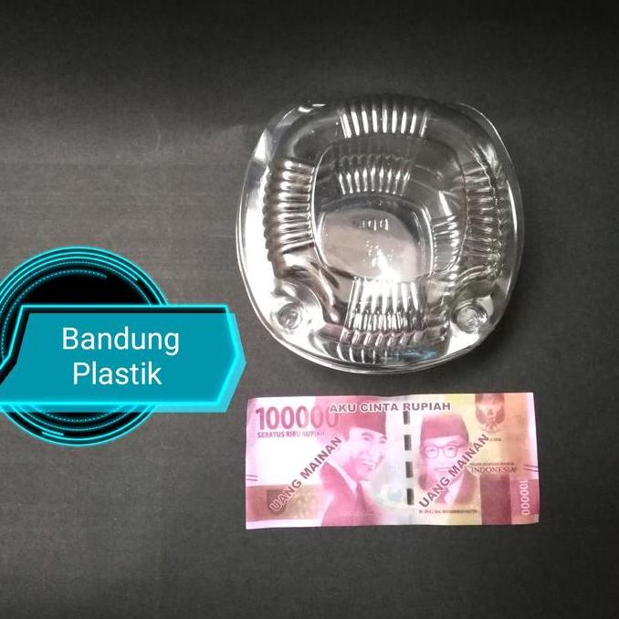 TERMURAH - plastik mika hamburger / mika HB / bento mini / mika burger/donat/roti