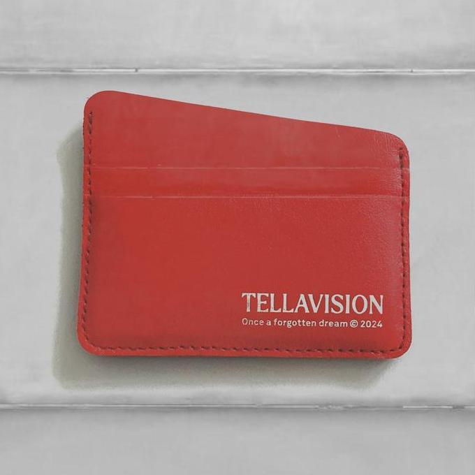 TELLAVISION Star Cardholder - Cherry