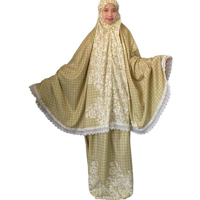 Terlaris Mukena Jumbo TM Collection | Mukena Dewasa Katun Motif AYASHA Premium Mewah