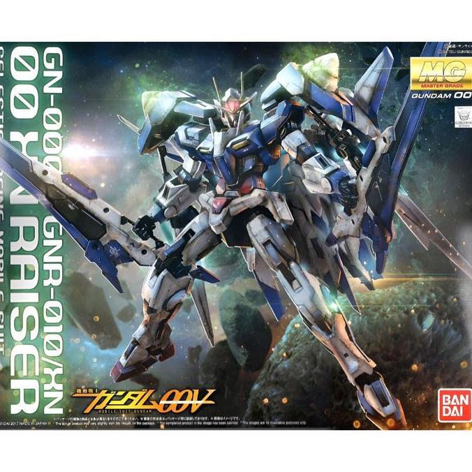 MG 00 XN Raiser / MG 1/100 GN-0000+GNR-010/XN 00 XN Raiser (Mobile Suit Gundam 00V) Gunpla Bandai Gu