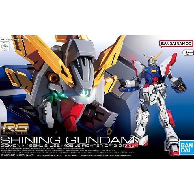 RG Shining Gundam / RG 1/144 GF13-017NJ Shining Gundam (Mobile Fighter G Gundam) Gunpla Bandai Gunda