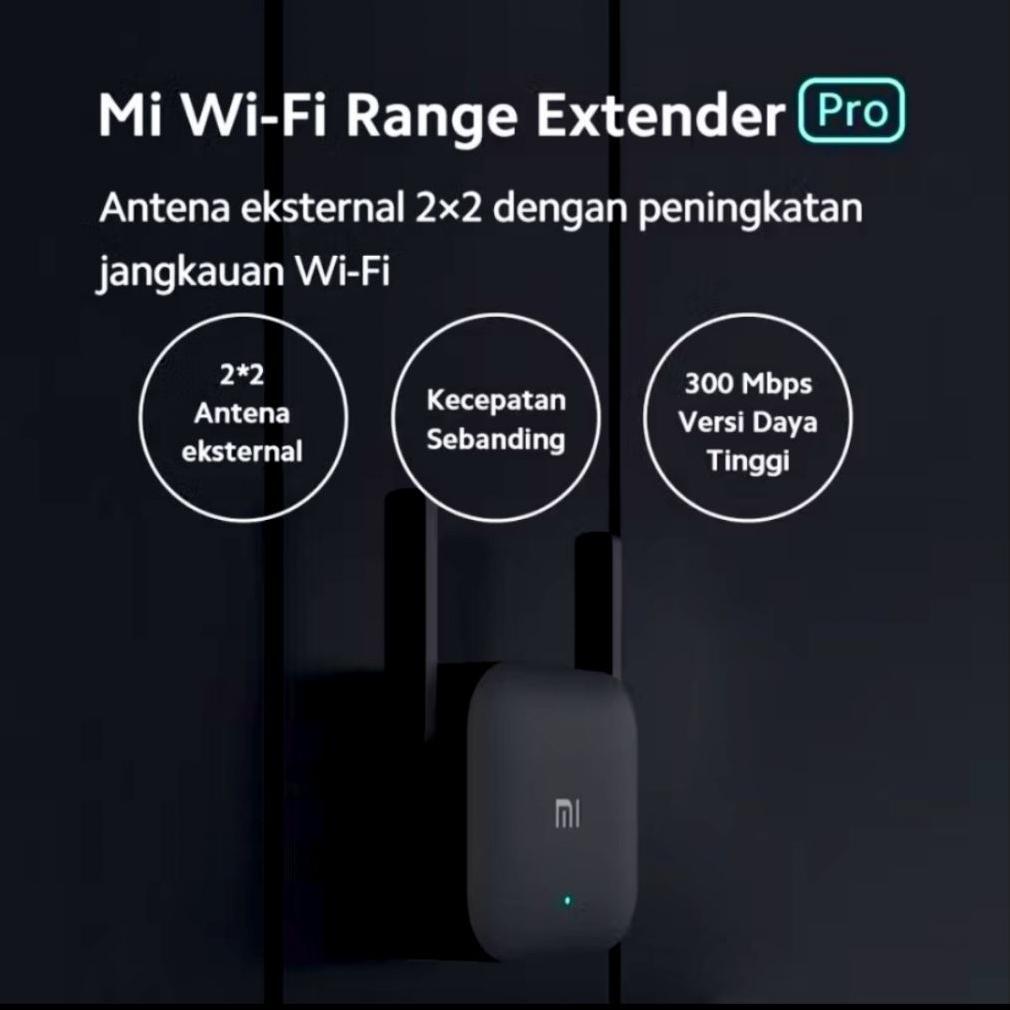 Xiaomi Extender Pro Wifi 300 Mbps Penguat Signal