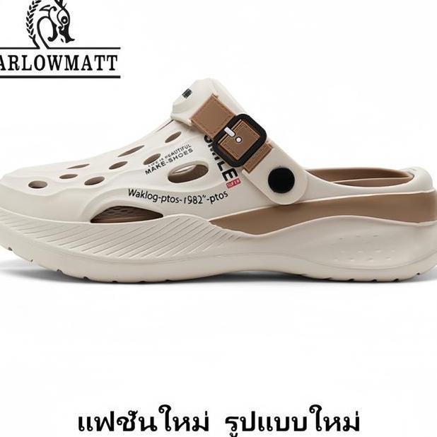 Mph New Cross Sandal Pasangan Baru 2025 Sepatu Kepala Besar Sandal Rumah Sol Lembut Anti Selip Anti 