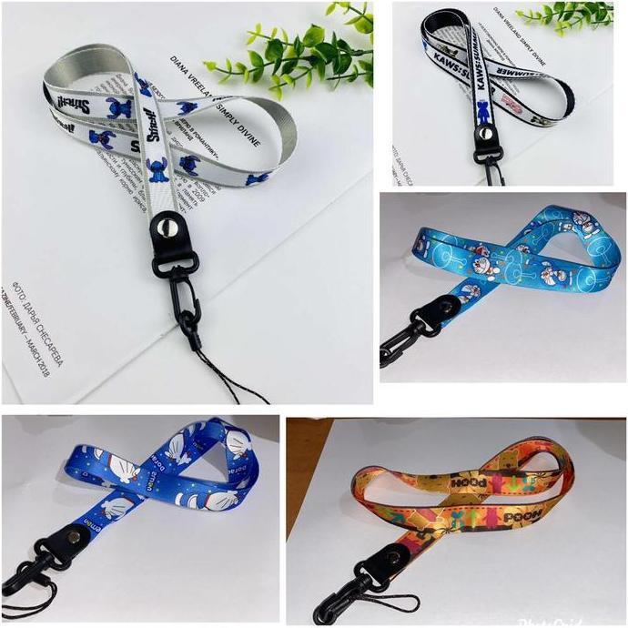 [QS] TALI GANTUNGAN HP / STRAP GANTUNGAN HP HELLO KITTY DORAEMON STICH