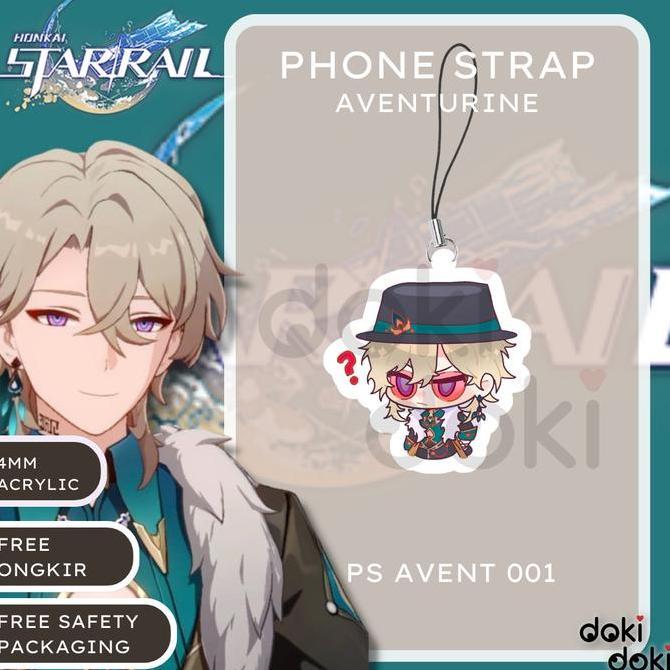 PHONE STRAP HP AVENTURINE HONKAI STAR RAIL