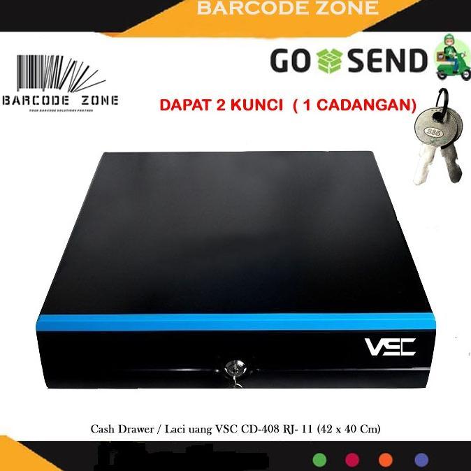 CASH DRAWER /LACI UANG KASIR VSC CD-408 (43 x 40 Cm ) RJ-11 OTOMATIS AUTO / MANUAL KUNCI