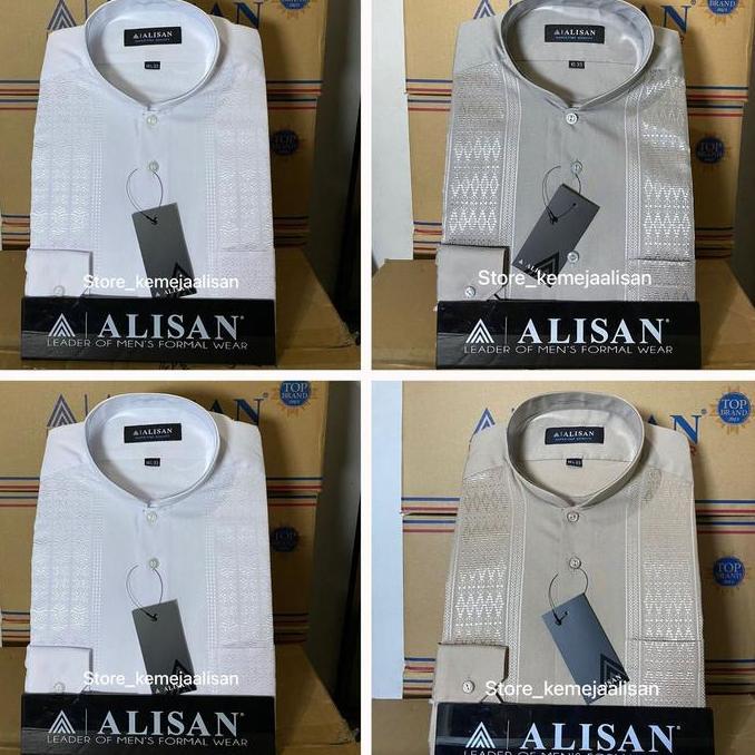 Promo Kemeja Koko Alisan JUMBO Reguler Lengan Panjang COD