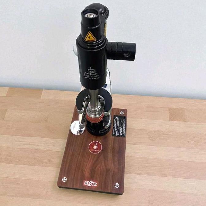 DISKON HARGA PROMO STARDUST Mesin Kopi Espresso Manual Coffee Maker Hand Press 16 Bar - K001 - Silve