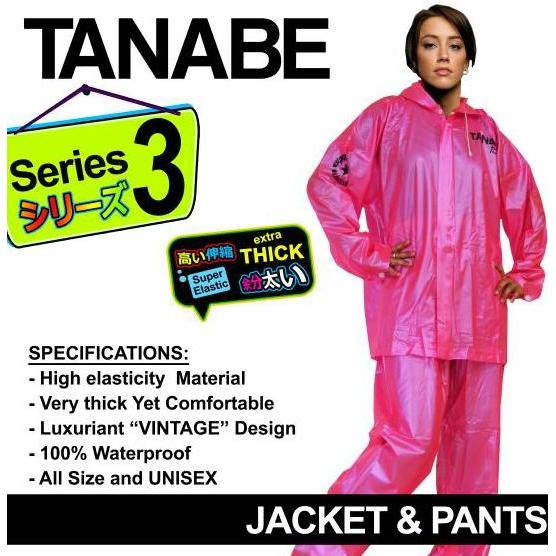 Jas Hujan PVC Tanabe S3 ( Wanita)