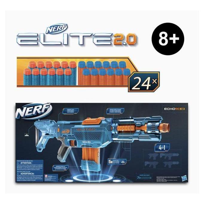 NERF ELITE 2.0 ECHO CS10 4 IN 1 DELTA TROOPER 24 NERF DARTS ORIGINAL