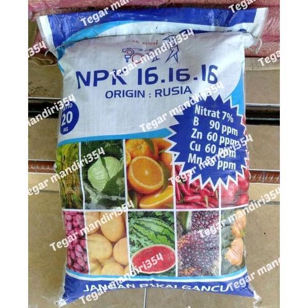 Terlaris Pupuk Npk 16 16 16 Pak Tani 20Kg Pupuk Npk Pak Tani 20Kg