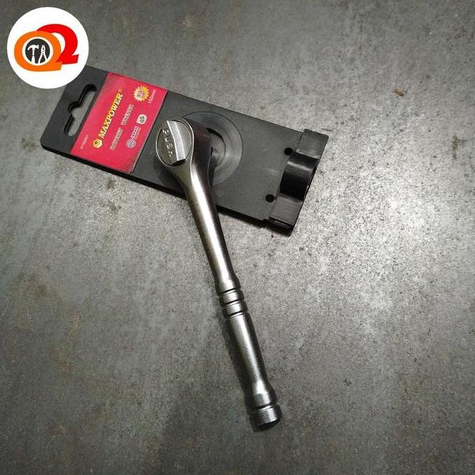 Rachet handle 1/4 inchi - Gagang sok rachet kecil Maxpower -
