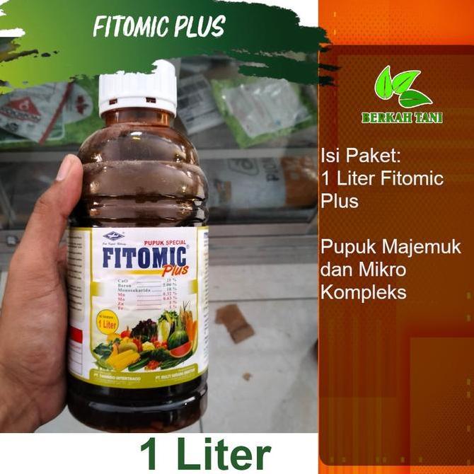 Terlaris Fitomic Plus 1 Liter Fitomic 1 Liter Pupuk Mikro Lengkap