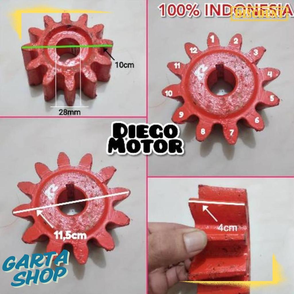 Cusss Serbu Gigi Besar Nenas Molen Mesin Pengaduk Semen Rs0