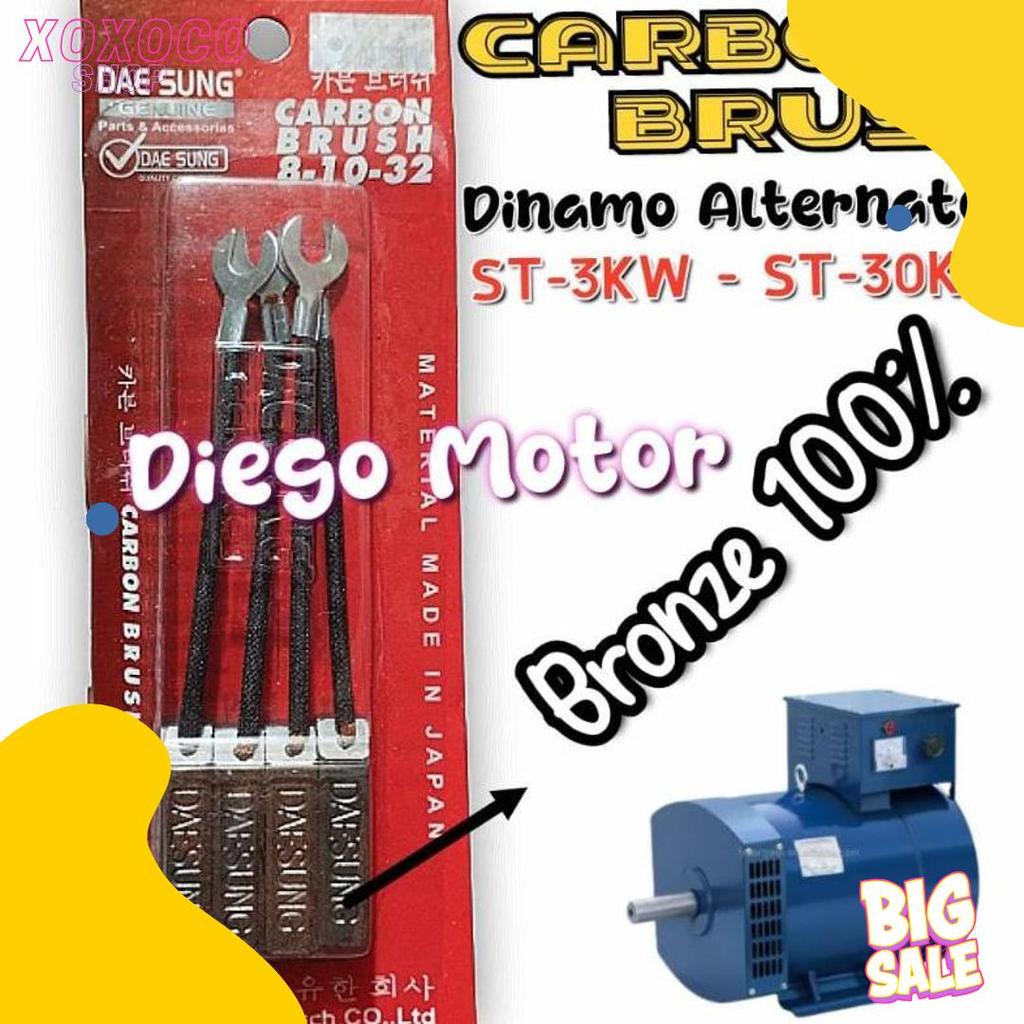 Diskon Up To 70% St 3Kw St 5Kw Carbon Brush Daesung 100% Bronze Kul Arang Arang Dinamo Genset Altern
