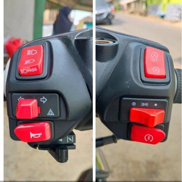 Promo SAKLAR MIO VIETNAM KIRI KANAN SET PLUS HAZARD HOLDER SAKLAR HAZARD MIO SOUL MIO SPORTY MIO J M