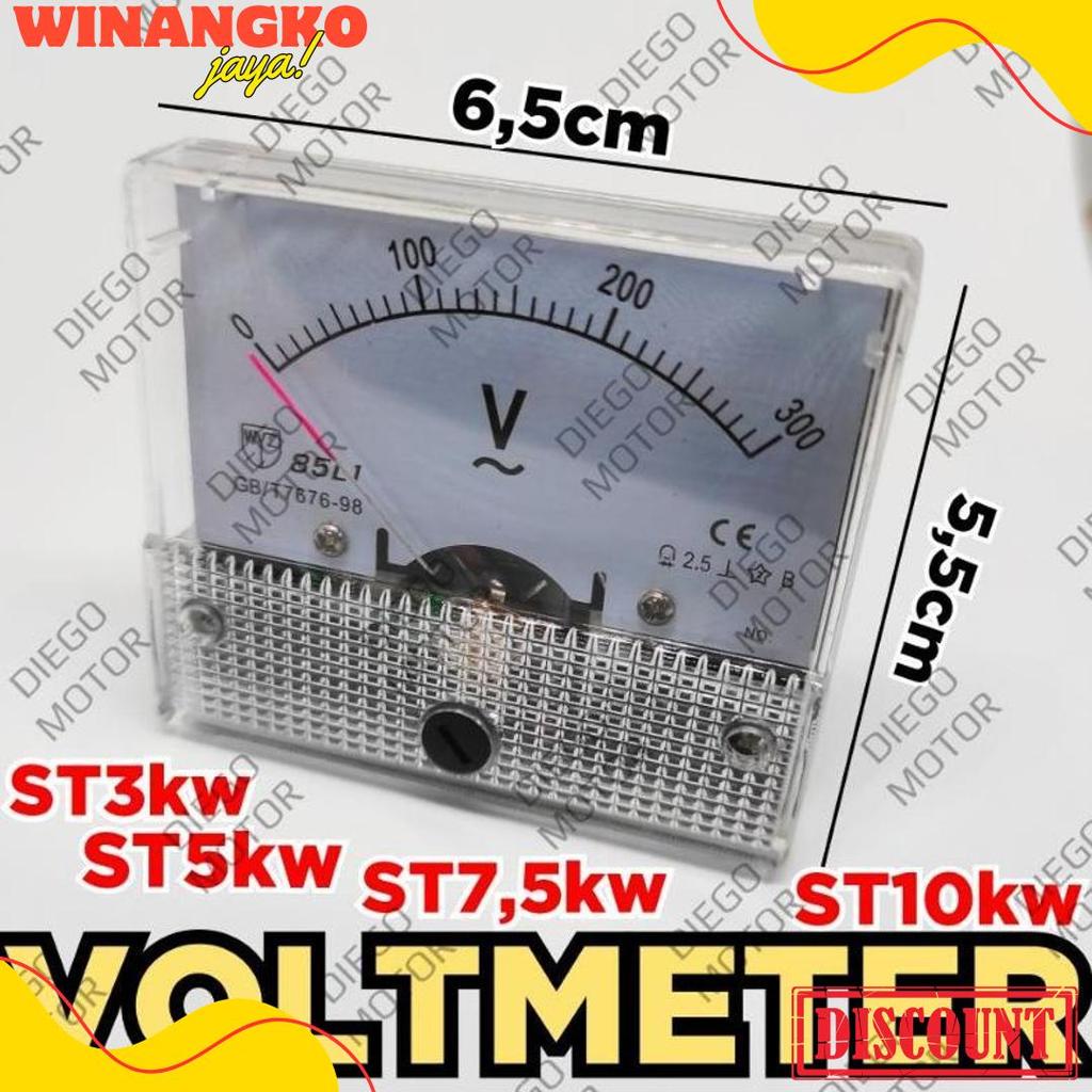 Cusss Serbu St3 St5 St10 Voltmeter Voltase Pengukur Arus Dinamo Alternator Genset Listrik 3Kw 5Kw 10