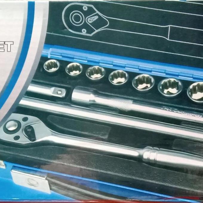 kunci sok set multipro 3/8" 19pcs