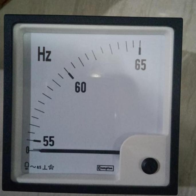 Frequency meter / Hz meter analog CROMPTON 380v