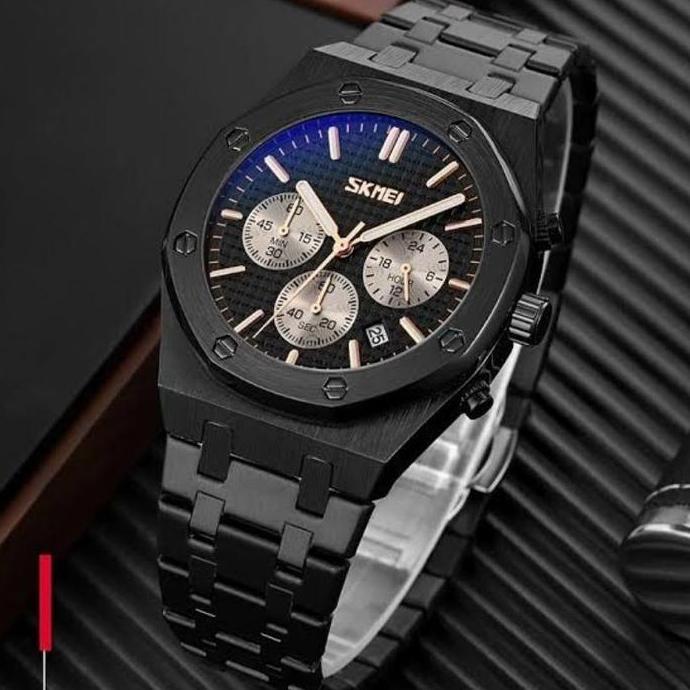 Promo Jam Skmei 9296 chronograph free gift box COD